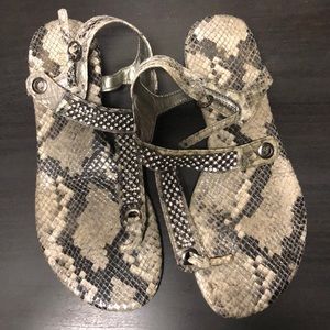 Guess snake skin sandals